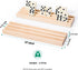 Set 4 Wooden Domino Trays Holders, of Domino Racks for Mexican Train Dominoes and Other Classic Games, Mexican Train