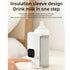 Garosa Portable Bottle Warmer Rechargeable Baby Milk Warmer with Built in Battery and Heating Sleeve for Warming Milk