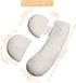 Oskeray Pregnancy Pillow for Pregnant Women, Soft Maternity Pillow with Detachable & Adjustable, Pillow with Pillow