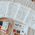 NuFun Activities Mess Free Coloring Set - Animals of The Alphabet, Gift for Toddlers with 26 Preprinted Pages