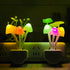 Smart Dusk to Dawn Sensor LED Night Light, 0.6W Multi-Color Changing Plug-in Mushroom Lamp for Nursery