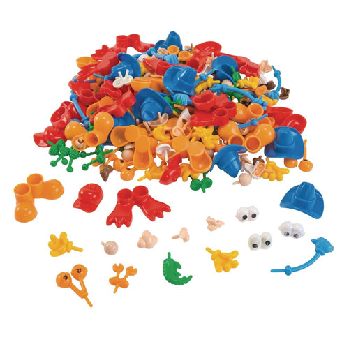260 Colorations - BUILDME Creative Creatures Dough Builders (Includes pieces) - Dough & Molding Clay Accessories
