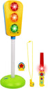 Kiddie Play Traffic Light Toy - Lights and Sounds for Kids Cars and Bikes