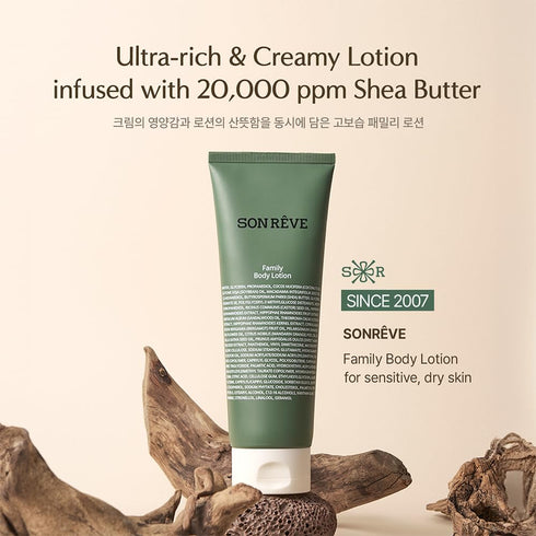 Family Body Cream Thick but Fast-Absorbing, Non-Greasy Hydration | Fragrance-Free | Safe for Babies, Kids & Adults |