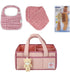 Bebe Bundle Diaper Caddy Organizer for Changing Table Nursery Storage Basket for Wipes, Diapers,