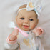 18 inch 3+ SCOM Baby Doll Girl, Realistic Soft Body Baby Doll Real Life Cute Baby with Accessories for Year Old
