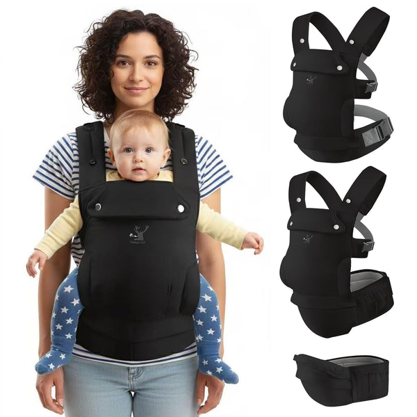 Baby Carriers, Baby Carrier with Hip Seat, 3 in 1 Baby Carrier
