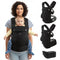 Baby Carriers, Baby Carrier with Hip Seat, 3 in 1 Baby Carrier