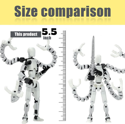 PkghoKids T13 Accessories,T13 t-13 3D 5.5inch) Action Figure Already Assembled Multi-Jointed Movable,for Collectors