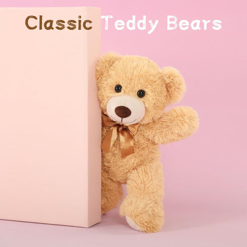 MaoGoLan 7Pcs Bulk Teddy Bears Stuffed Animals, Soft Mini Teddy Bears for Baby Shower and Party