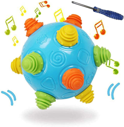 YMDLY Toys Toddler's Music Dancing Shake Ball - Move, Crawl, Bounce, Sensory Learning for