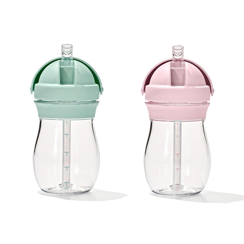 OXO Tot Transitions Straw Cup 9 oz. - Opal and Blossom -