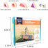 Wooden Rainbow Blocks, Acrylic Blocks, Colorful Preschool Learning Educational Toys for Toddlers (25 PCS)