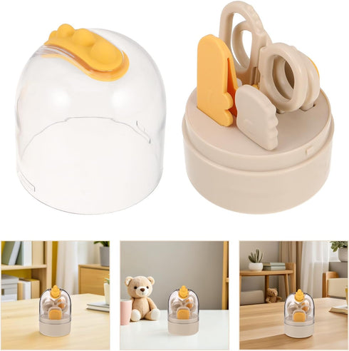 Set Trimming KESYOO Nail Clipper with File and Scissors for Newborns and Infants, Safe Stainless Steel Grooming Kit