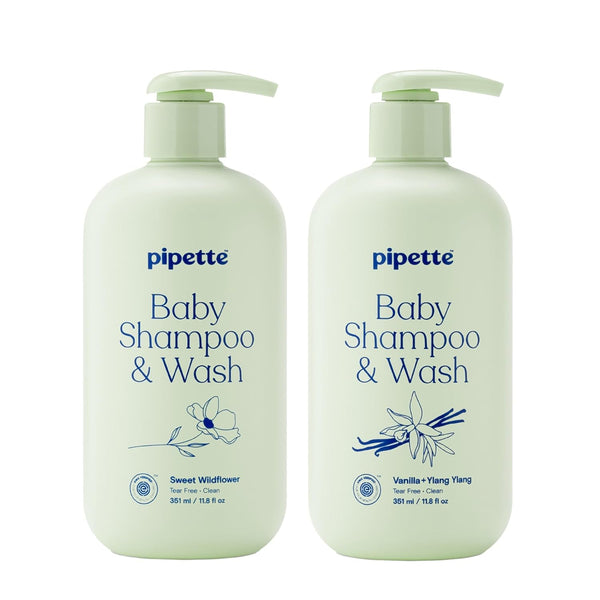 Pipette Baby Scented Shampoo + Wash Discovery Duo, Pack of 2, Includes