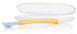 Nuby 3-Pack Easy Go Spoons with Travel Case, Colors May Vary, 9 Months Plus