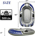 Swimming ptlsy Inflatable Boat, Pool Lake Float Raft for Adults, Portable Fishing Boat Raft for Lake with Oars Hand