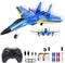 Su-27 RC Airplane, 2.4GHz 2 Channel Remote Control Plane with Gyro Night Lights and 2 Batteries, Easy to Fly Toy