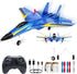 Su-27 RC Airplane, 2.4GHz 2 Channel Remote Control Plane with Gyro Night Lights and 2 Batteries, Easy to Fly Toy