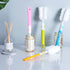 Set 4 (4 4 Bottle Brush Sponge Cup Brush with Replacement Brush Head Portable Long Handle Water Bottle Cleaner Brush
