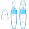 2 Pieces Silicone Baby Spoons Baby Feeding Spoon with Standing Base for