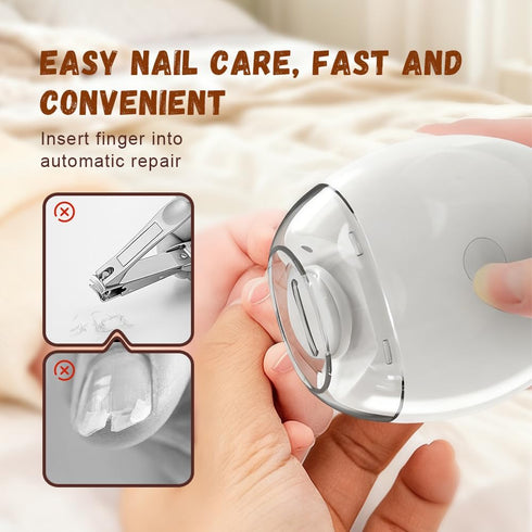 generic 3 360 Trimmer (2 Portable Speed Electric Nail Clipper Degree Silent Automatic Fingernail Grinder with LED Light