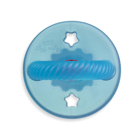 3 Itzy Ritzy Silicone Teensy Teether Flexible, Soft & Hollow Baby Teething Toy with Easy-to-Hold Handle Designed