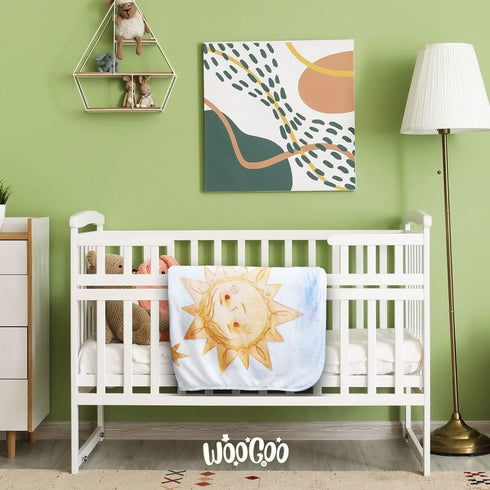 Baby Milestone Blanket for Boys and Girls 40 x 60 Inches, Soft Premium Fleece Baby Growth Chart Gift