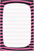 Pigsaly 27x39 Inch Crib Sheets Hot Pink Black Stripe Baby Sheet for Standard Crib Mattress Boys Girls Toddler Bed