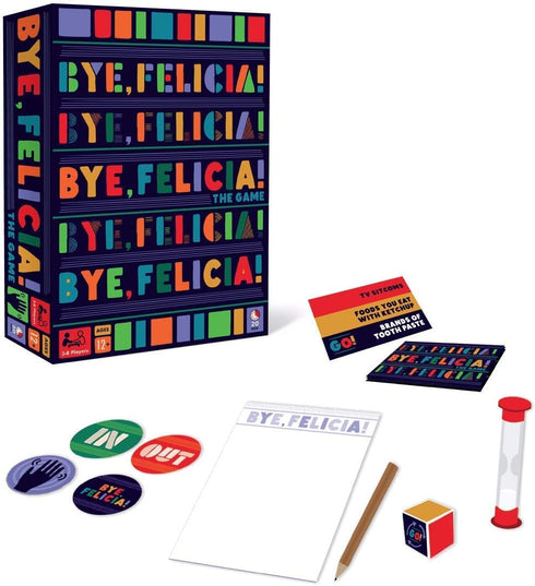 Bye, Felicia! Party Game - Fast-Paced Board Game for Teens & Adults, 3 to 8 Players, Ages 12 and Up