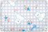 siphylline Cartoon Cute White Dog Plaid Extra Large Resuable Potty Training Pee Pad
