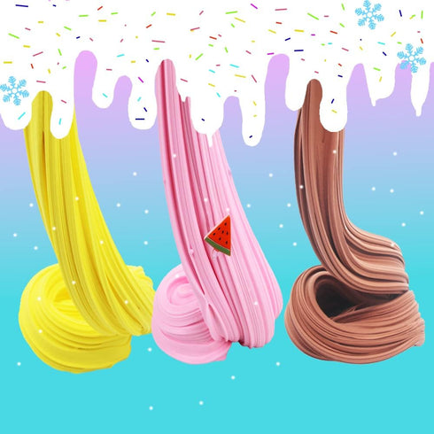 5 Pack Butter Slime Kit - Non Sticky, Super Soft Sludge Toy, Birthday Gifts for Kids, Party Favor for Girls & Boys
