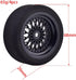 4Pcs On-Road Foam Tires & 9003 Wheel Rims 12mm Hex for HSP HPI RC Racing Car Toy, Gold