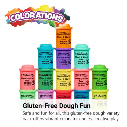Pack 14 (5 oz Set, Pack Colorations Wheat & Gluten Free Dough Variety - Colors Each) | Non-Toxic, Play Dough, Bulk