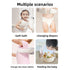 Luocute Baby Bath Stand, Wall Mounted Adjustable Foldable Shower Stand for Toddlers, with Anti Slip Base and Suction