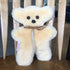 funlife 100% Australian Soft Lambskin Flat Teddy Bear for Baby Birthday Gift, Cream