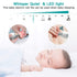 Trimmer 10 Baby Nail Electric Baby Nail File with LED Light Grinding Heads Baby Nail Clippers Safe Quiet Nail Care Kit