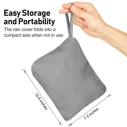 GOCKUAP Rain Cover for Joolz AER+ Stroller, Windproof & Waterproof Stroller Weather Shield Accessory, All-Season Baby