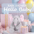 Elephant Teddy Bear Stuffed Animals, Plush Elephant Toys with Pink Ears for Girls Boys Kids Babies Shower Bedtime