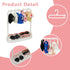 Satakara Set 2 10 Doll Clothes Hanger & Rack - Stands + Hangers, Durable Plastic Dolls Wardrobe Organizer for Dollhouse