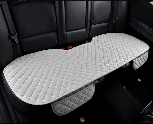 Car Seat Covers Gray, Universal Car Seat Cushion, Rear Bench Seat Protective Mat for Car Truck SUV, Baby Skin-Friendly,