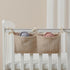 Essivox Hanging Storage Bags for Crib, Little Bear Hanging Storage Organizer, Multi-Purpose Accessories, Storage