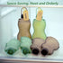 9 oz- Yummy 5 Count,Grey haakaa Silicone Breast Milk Storage Bag Reusable Milk Collector Freezer Bag for Breastfeeding