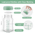 6PCS Momcozy 22oz, S1/S2/SG/9Plus Breastmilk Storage Bottle Compatible with Breastmilk Cooler Breast Milk Containers