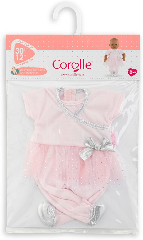 Set 12 inch 12" Corolle Sport Dance Baby Doll Outfit - Premium Baby Doll Clothes for Dolls - Mon Premier Poupon