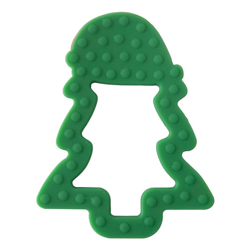 Jimibaby Package Silicone Teether - Christmas Teething Toy for Baby Boys & Girls, Perfect Stocking Stuffer, Comes