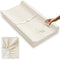 ATONGQI Vegan Leather Baby Changing Pad Covers for Girl, Boy, Waterproof & Wipeable