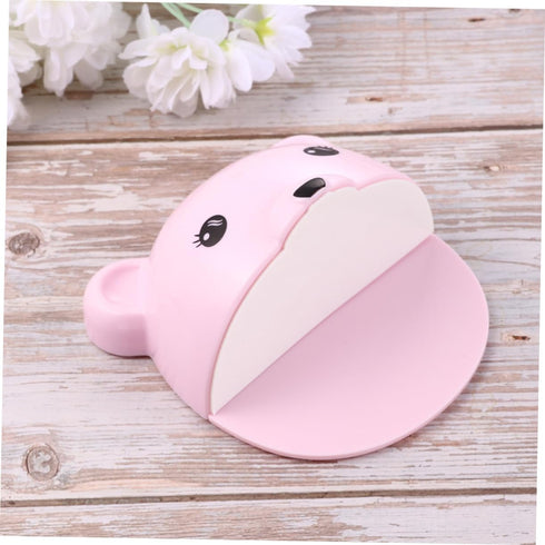 Punch Cartoon Bear Furniture Anchors Anti-tip Wall Safety Kit for Boy Girl and Pet Proofing Pink Securely Stabilizes