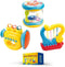 WEofferwhatYOUwant Set of 3 Music Toys - Trumpet, Drum, and Harp with Batteries for Baby Learning
