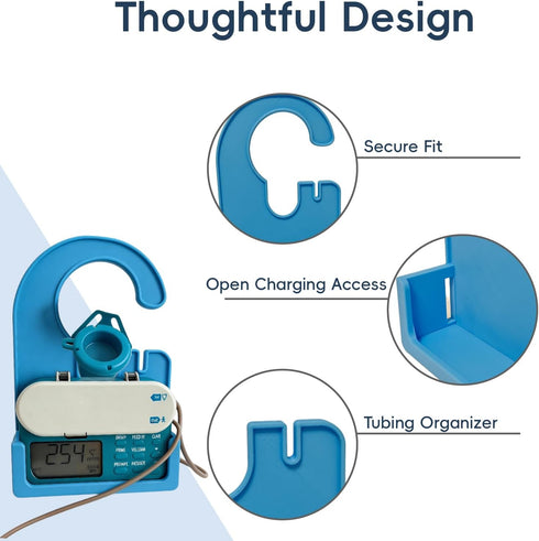 semihacker Feeding Pump Holder for Infinity Pump, Visualization Feeding Tube Holder, Lightweight Hanging G-Tube Breast